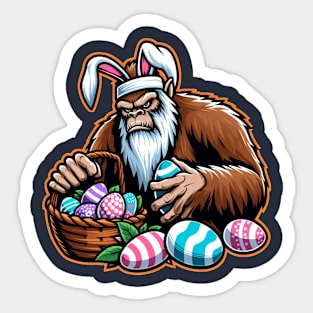 Bigfoot Bunny Sticker